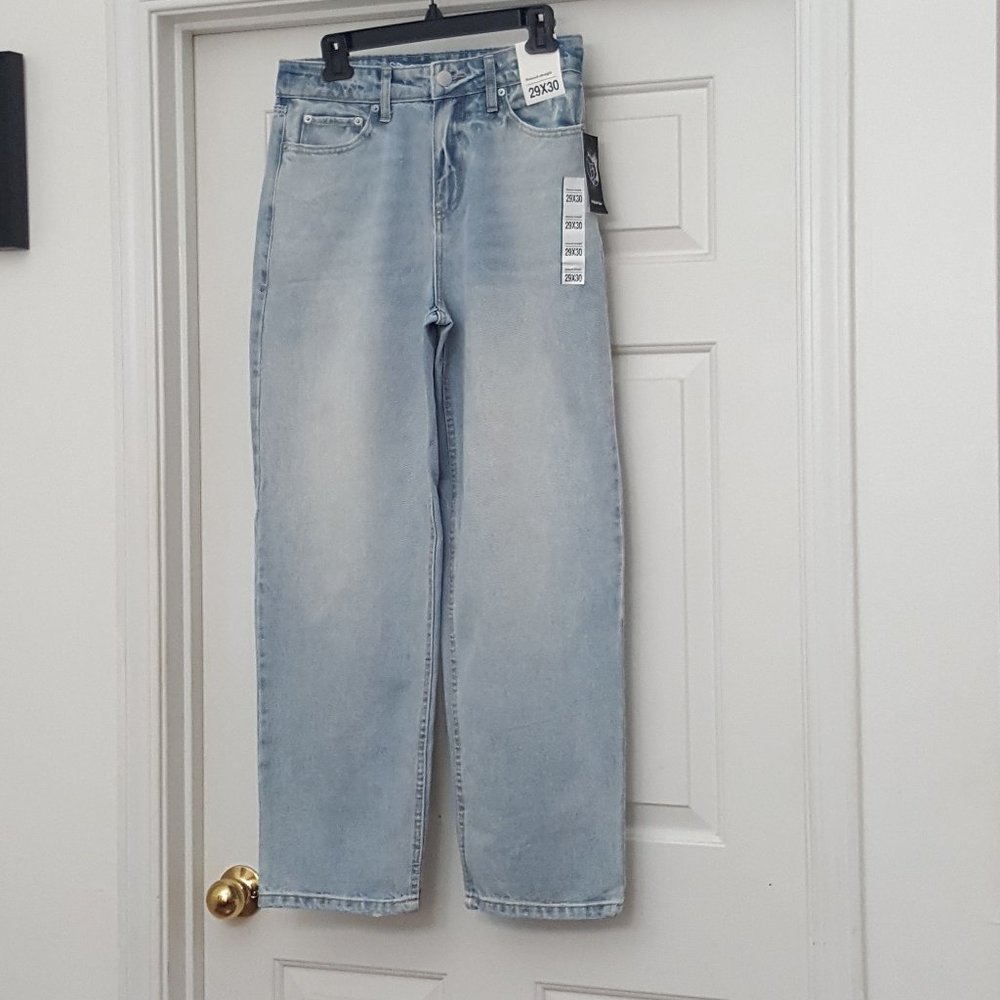 Original Use Men's Straight Jeans in Light Blue